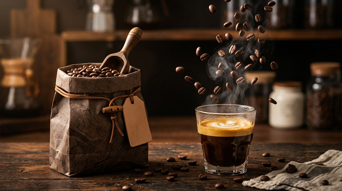 Premium coffee and beverage product image